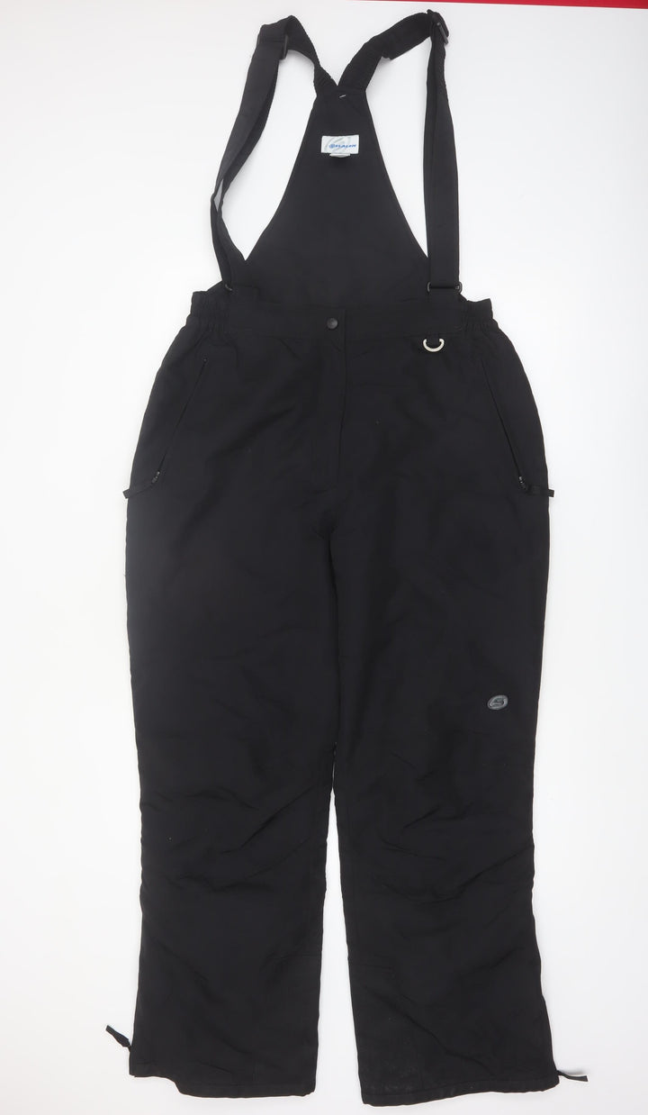 Slalom Men's Black Insulated Waterproof Snow Pants L