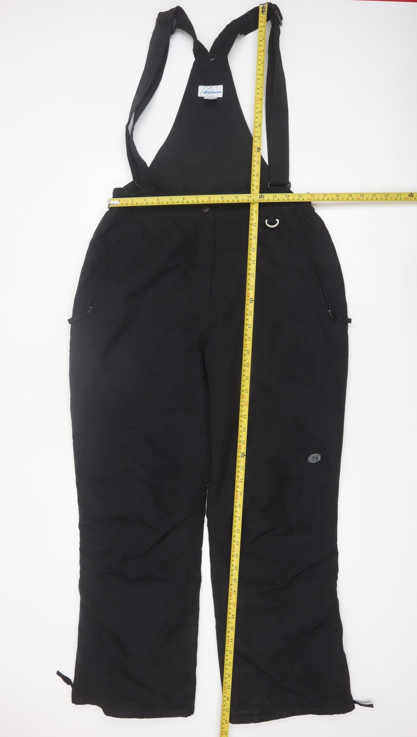 Slalom Men's Black Insulated Waterproof Snow Pants L