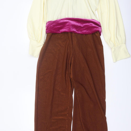 Creative Costuming & Designs Women Brown Jumpsuit Long Sleeve Size L