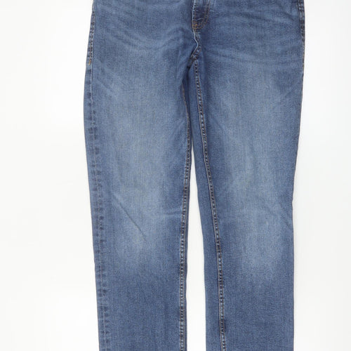 PRODUKT Men's Blue Slim Fit Straight Denim Jeans W32 L34