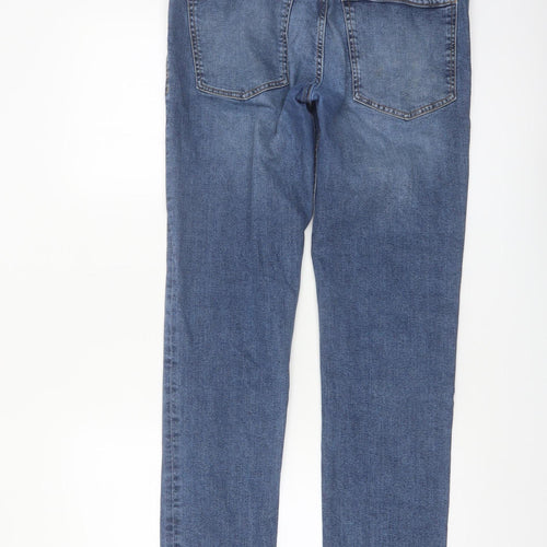 PRODUKT Men's Blue Slim Fit Straight Denim Jeans W32 L34