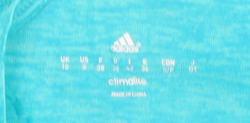 Adidas Women's Blue Climalite Halter Active Tank Top Size 10