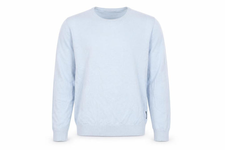 French Connection Men's Blue Cotton Crew Neck Jumper XL