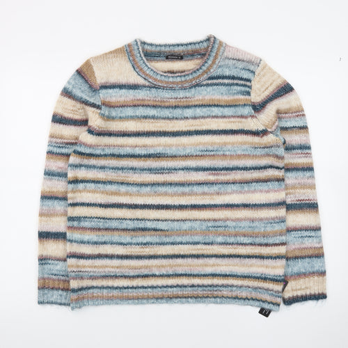 Roman Women’s Multicoloured Striped Crew Neck Long Sleeve Pullover Jumper Size 12