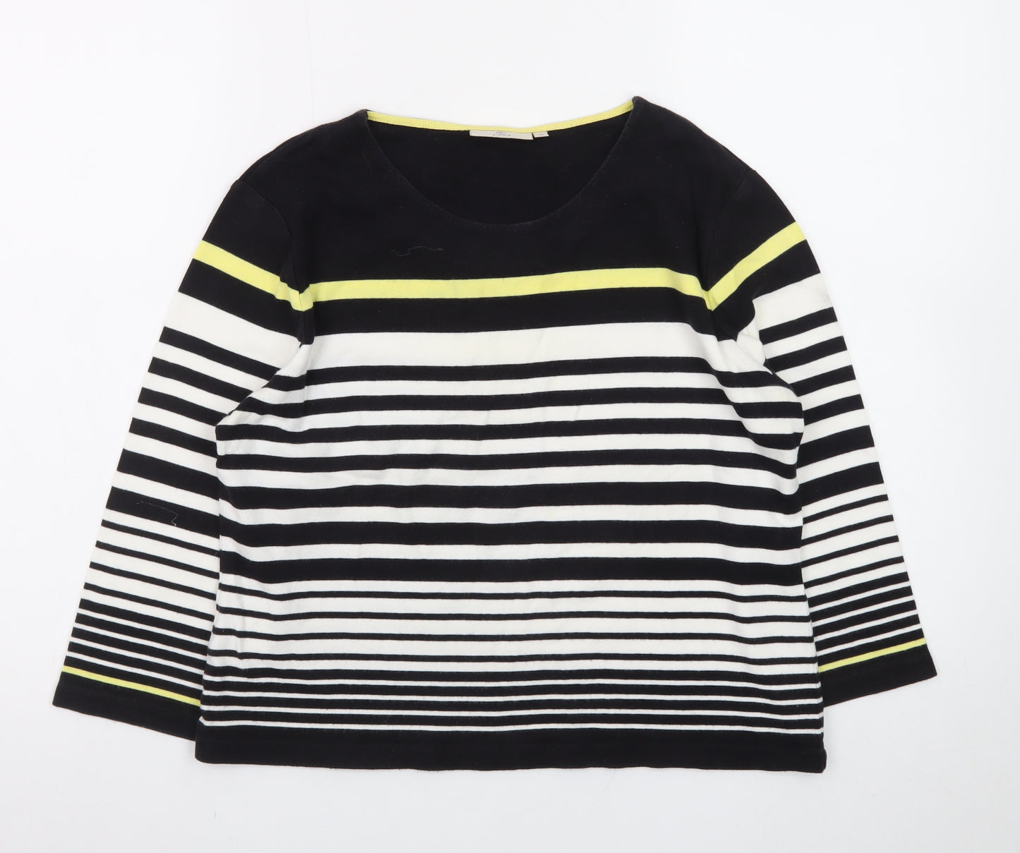 CC Petite Women's Multicoloured Striped Cotton Jumper M