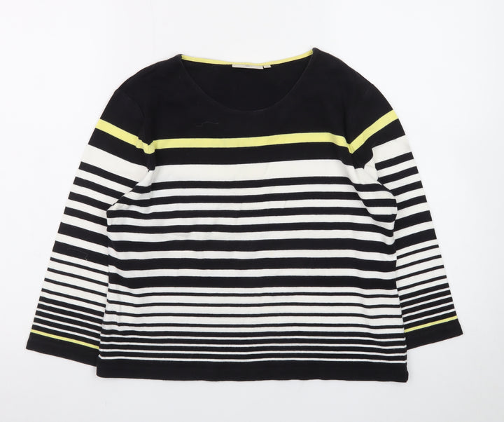 CC Petite Women's Multicoloured Striped Cotton Jumper M