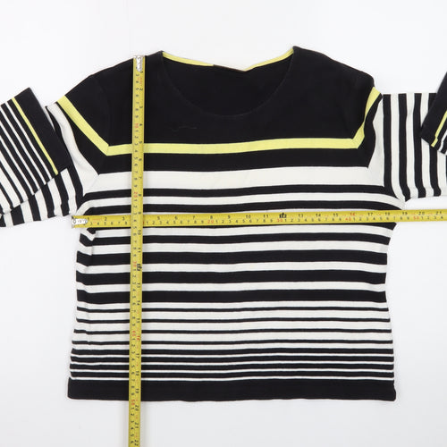 CC Petite Women's Multicoloured Striped Cotton Jumper M