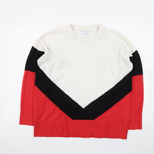 John Lewis Women’s Multicoloured Crew Neck Pullover Jumper Size 12