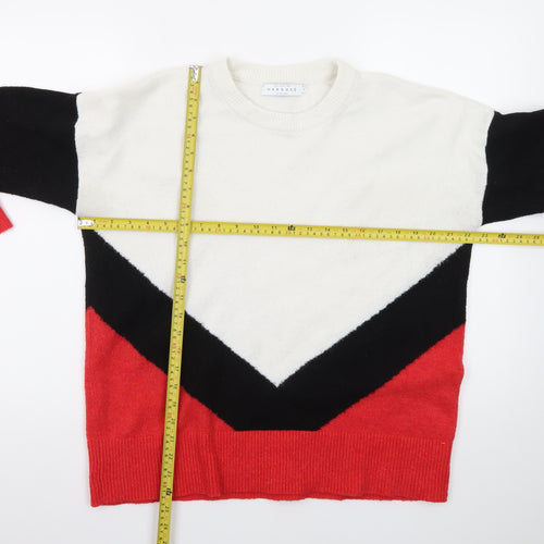 John Lewis Women’s Multicoloured Crew Neck Pullover Jumper Size 12