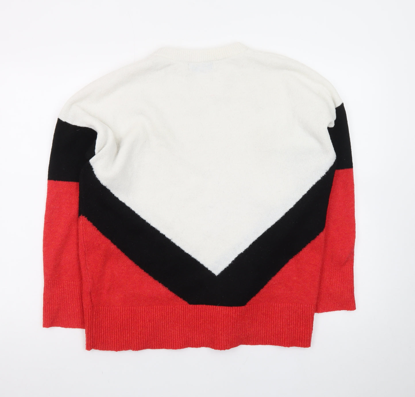 John Lewis Women’s Multicoloured Crew Neck Pullover Jumper Size 12