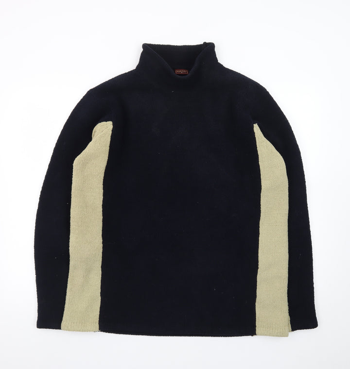 Burton Menswear Men's Blue Roll Neck Pullover Jumper Size L
