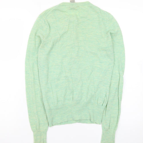 GAP Women’s Green Merino Wool Button-Up Cardigan M