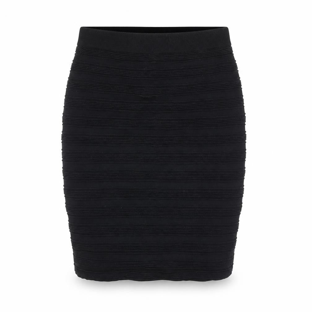 Front view of Next Women’s Black, size UK 6, Pencil Knit Skirt