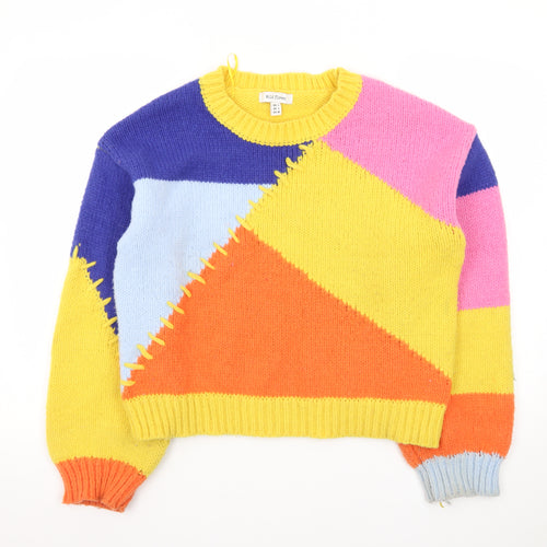 Wild Flower Women's Multicoloured L Knit Pullover Jumper