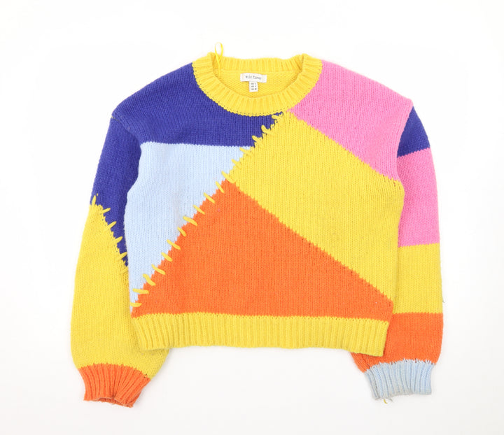 Wild Flower Women's Multicoloured L Knit Pullover Jumper