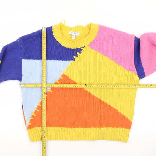 Wild Flower Women's Multicoloured L Knit Pullover Jumper