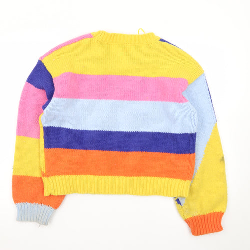 Wild Flower Women's Multicoloured L Knit Pullover Jumper