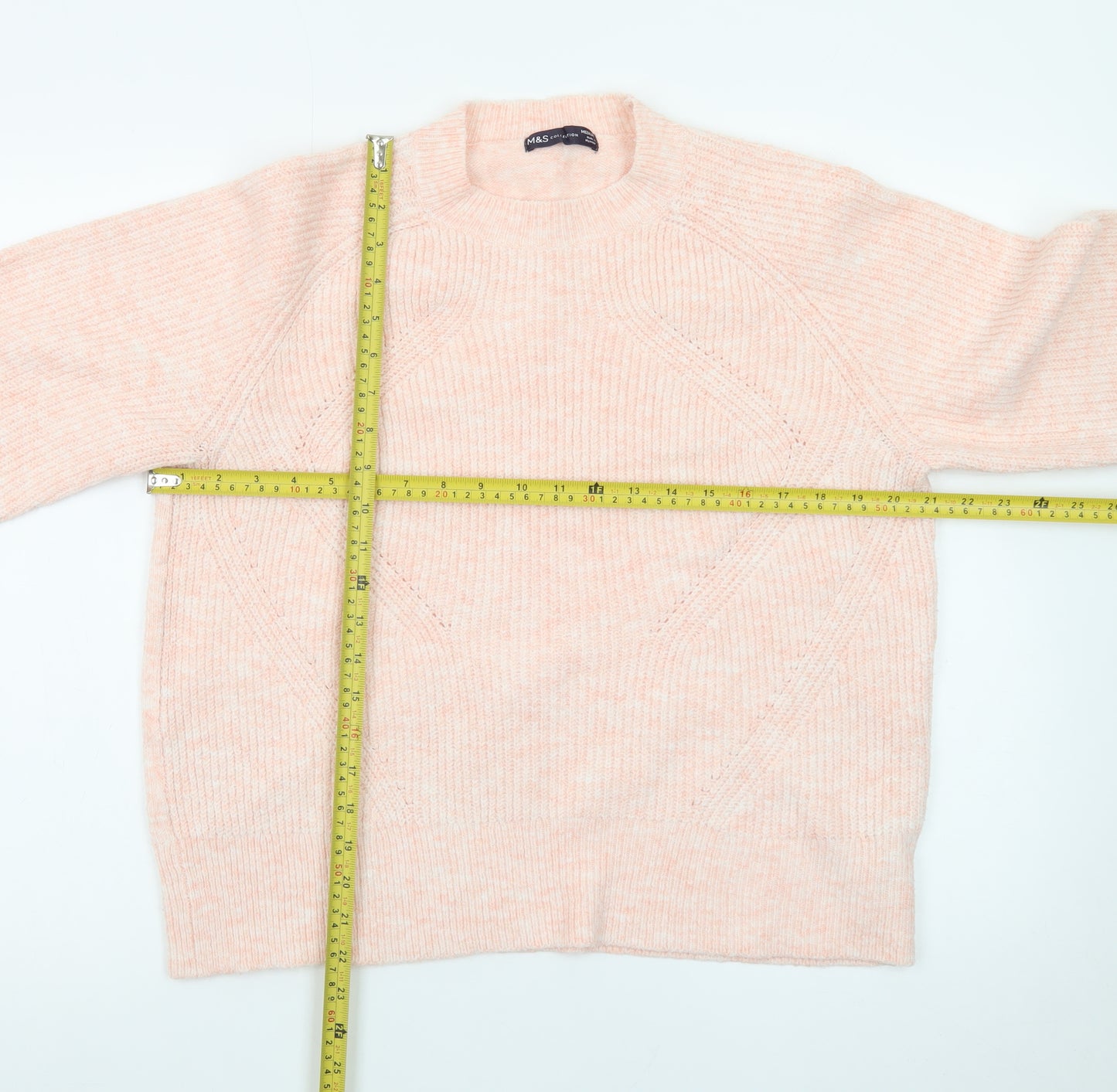 Marks and Spencer Womens Pink Knit Pullover Jumper Medium