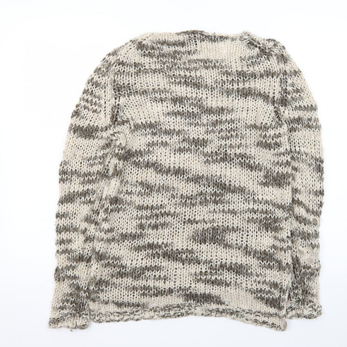 Mango Women's Multicoloured Chunky Knit Pullover Jumper Size 12