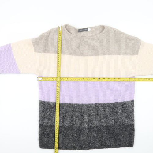Mint Velvet Women's Multicoloured Striped Knit Pullover Jumper XS