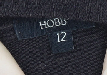 Hobbs Women's Brown V-Neck Long Sleeve Cardigan Size 12