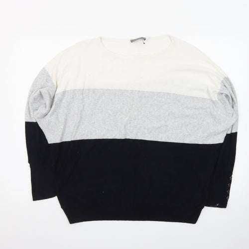 Mint Velvet Women's Multicoloured L Relaxed Knit Pullover Jumper