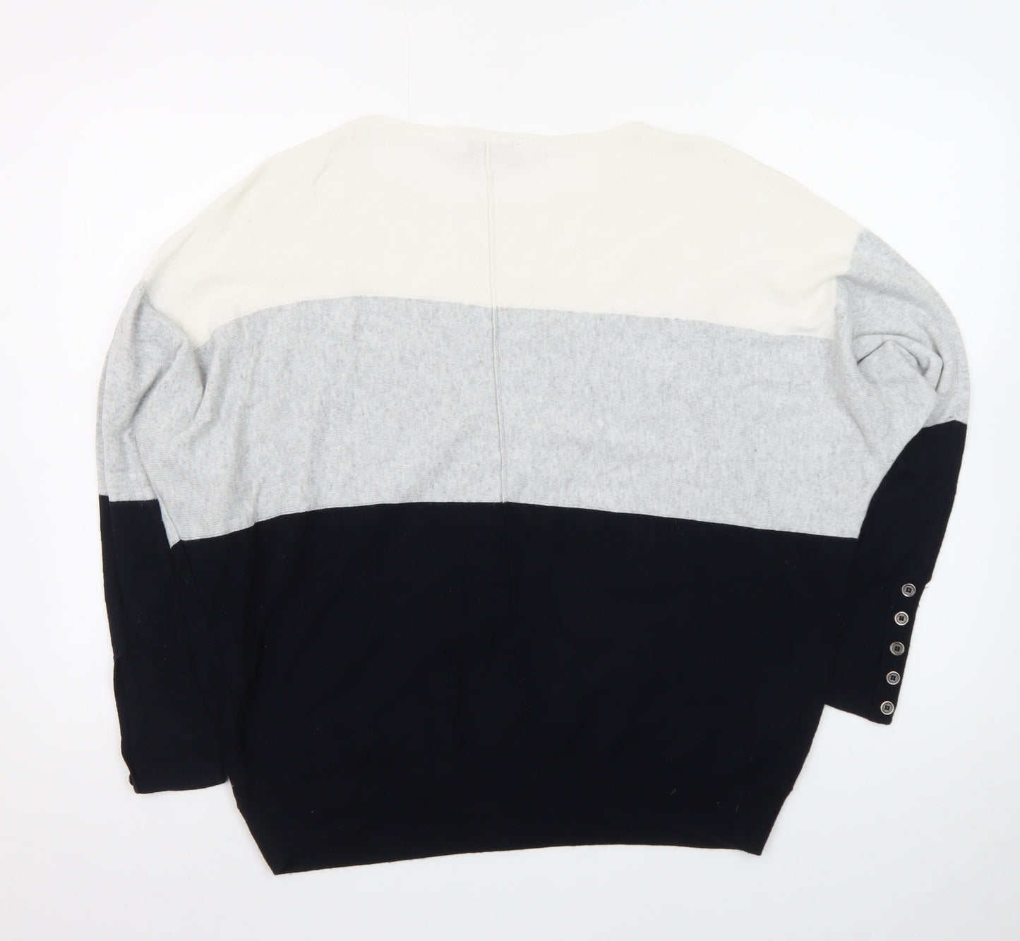Mint Velvet Women's Multicoloured L Relaxed Knit Pullover Jumper