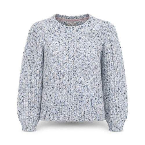 Mantaray Women Blue Cable-Knit Jumper Size 10 Cosy Winter Style