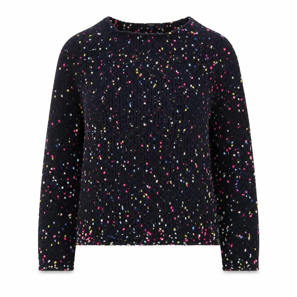 Next Womens Navy Multicoloured Knit Jumper XS Long Sleeve