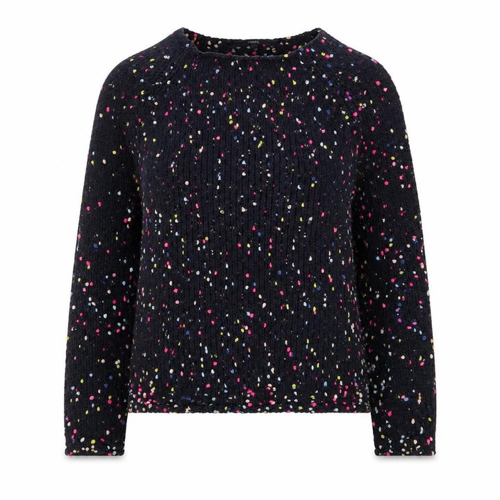 Next Womens Navy Multicoloured Knit Jumper XS Long Sleeve