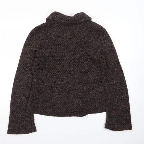 Marks and Spencer Women's Brown Collared Cardigan UK 14