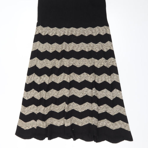 Marks and Spencer Per Una Women’s Black Size 14 A-Line Knit Skirt
