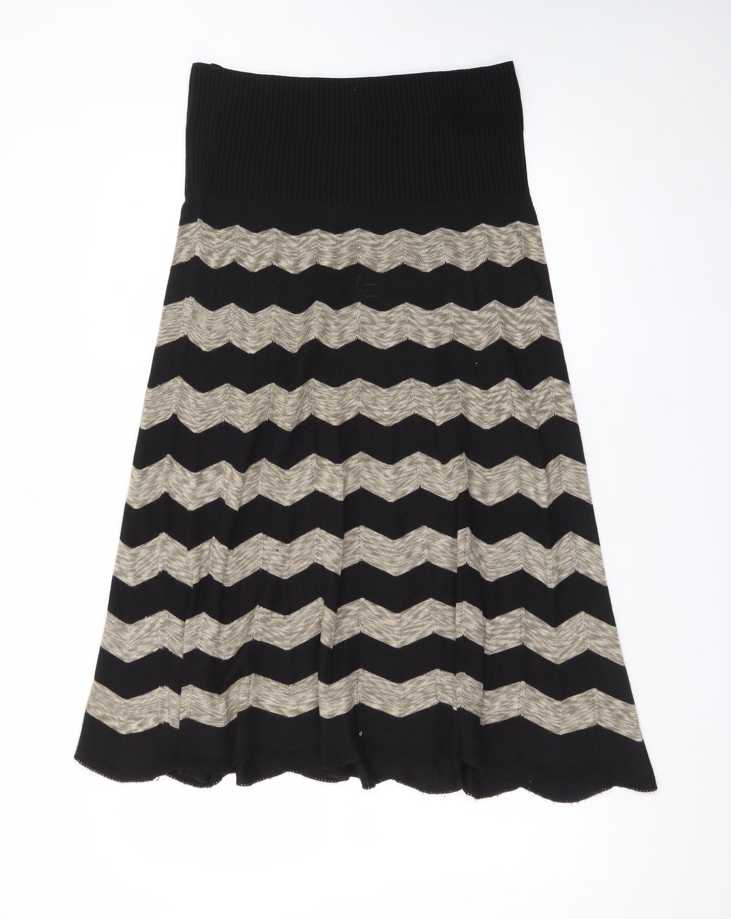 Marks and Spencer Per Una Women’s Black Size 14 A-Line Knit Skirt