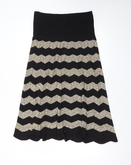 Marks and Spencer Per Una Women’s Black Size 14 A-Line Knit Skirt