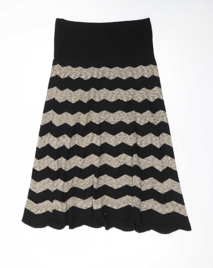 Marks and Spencer Per Una Women’s Black Size 14 A-Line Knit Skirt