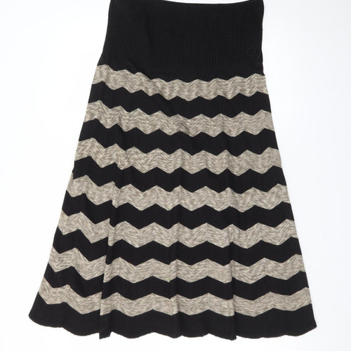 Marks and Spencer Per Una Women’s Black Size 14 A-Line Knit Skirt