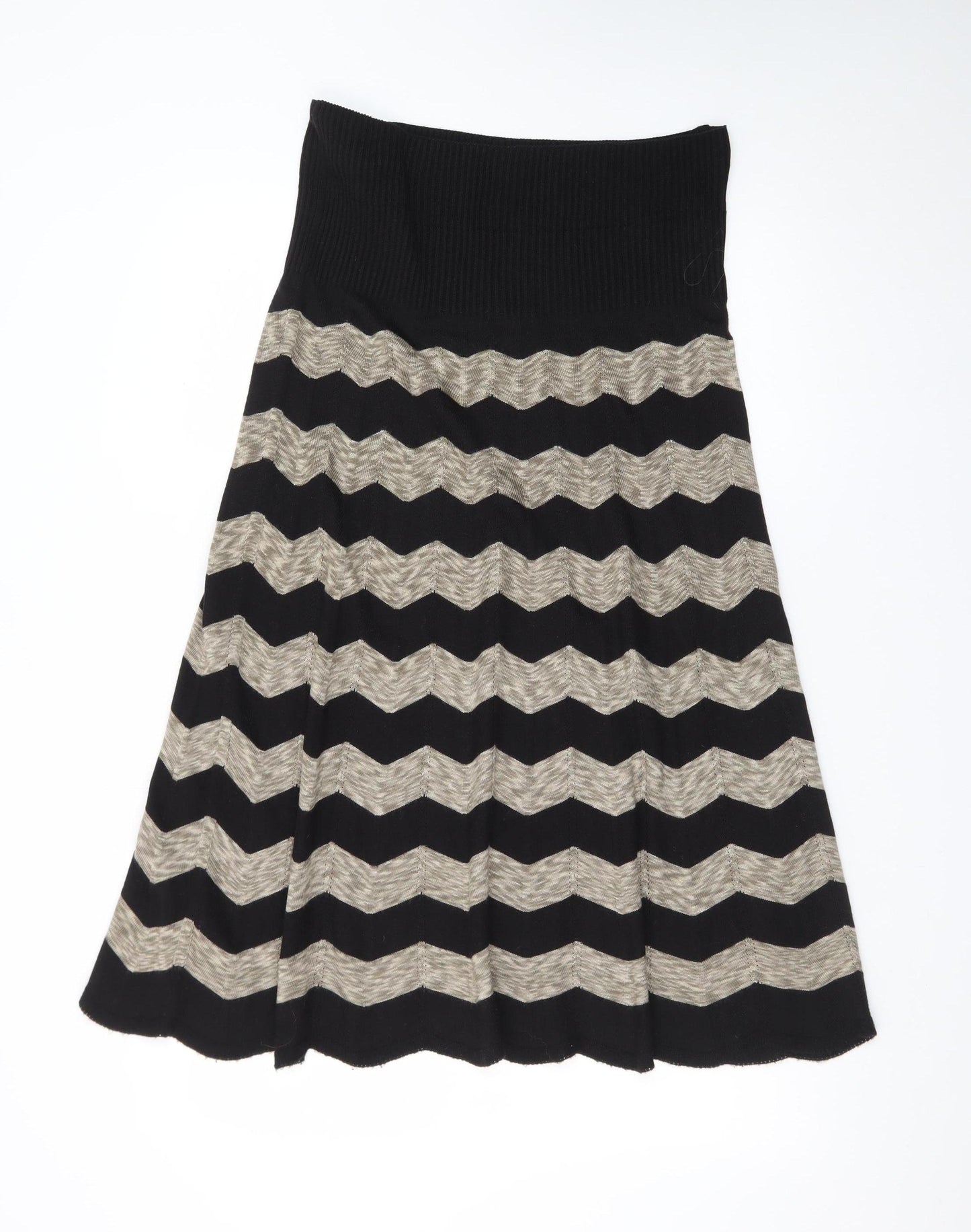 Marks and Spencer Per Una Women’s Black Size 14 A-Line Knit Skirt