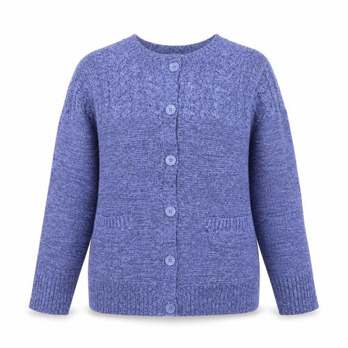 Honor Millburn Women's Purple Acrylic Cardigan Size M 14-16