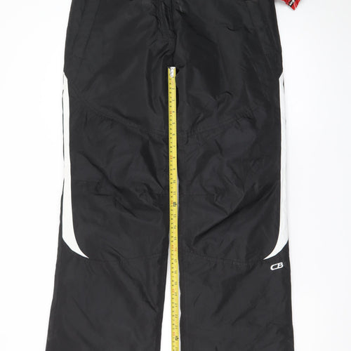 CB Men's Black M Snow Pants Waterproof Ski Winter Trousers