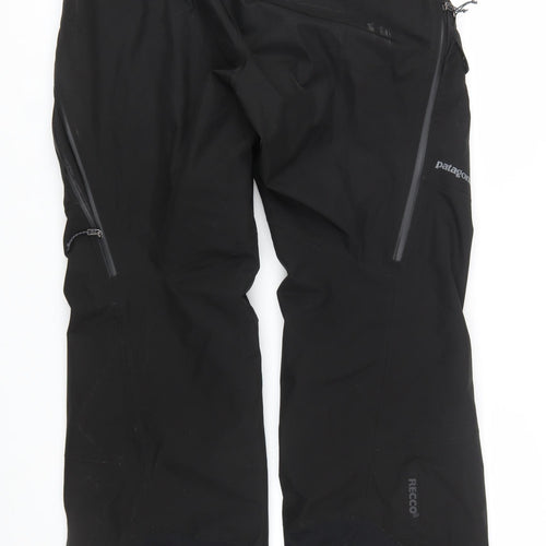 Patagonia Mens Black Medium Waterproof Snow Pants
