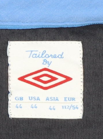 Umbro Men's Black England Football Polo Shirt XL