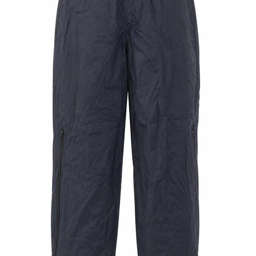 Horizon Womens Black Waterproof Rain Trousers L Elastic Waist