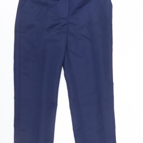 W Collection Women's Blue Regular Fit Dress Pants Size 12