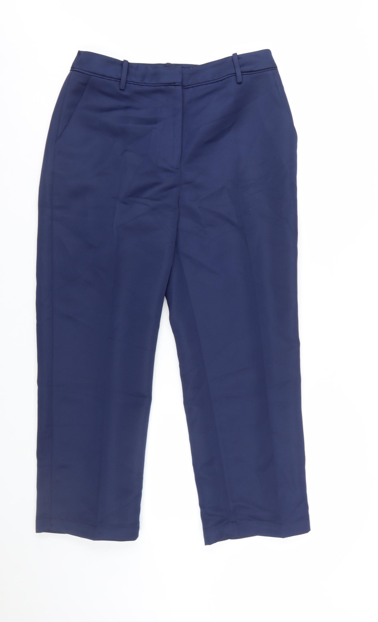 W Collection Women's Blue Regular Fit Dress Pants Size 12