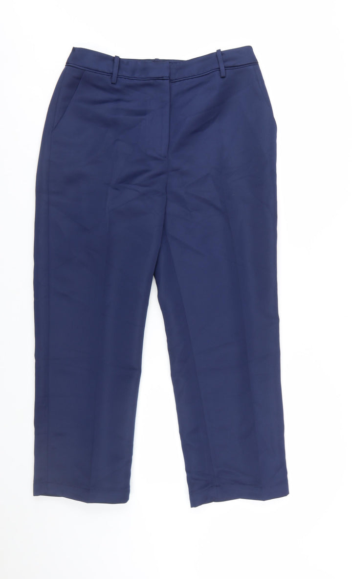 W Collection Women's Blue Regular Fit Dress Pants Size 12