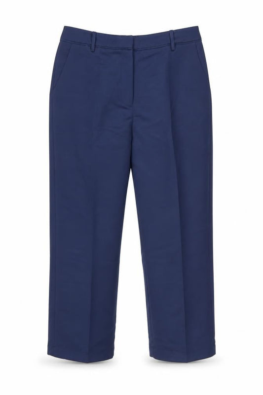 Front view of W Collection Women's Blue Regular Fit Dress Pants, size 12