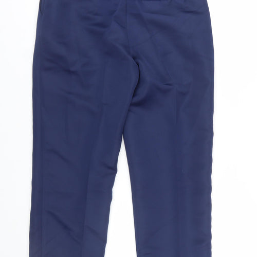 W Collection Women's Blue Regular Fit Dress Pants Size 12