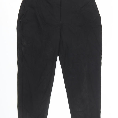 Abercrombie & Fitch Women's Black Chino Trousers Size 16 Curve Love