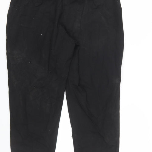 Abercrombie & Fitch Women's Black Chino Trousers Size 16 Curve Love