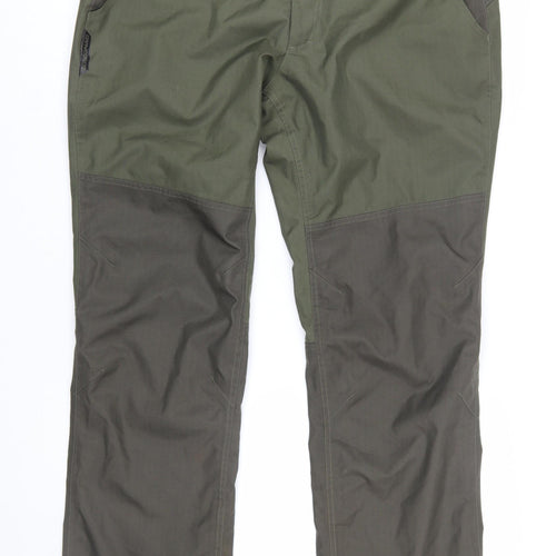 Decathlon Men's Green XL Cargo Trousers Lightweight Outdoor Workwear
